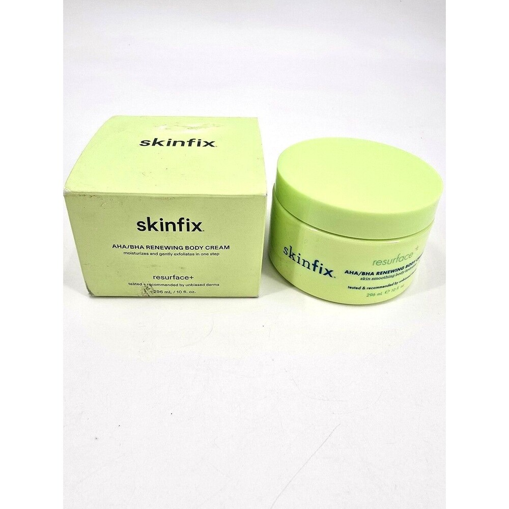 Skinfix Resurface+ AHA/BHA Renewing Body Cream 10 fl.oz/296 ml NIB